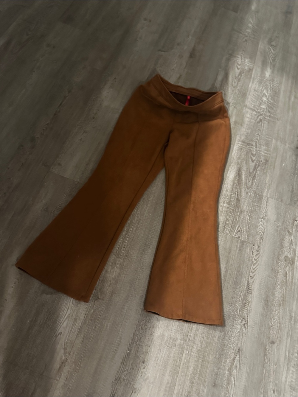 Supreme Brown High-Waist Flare Pants